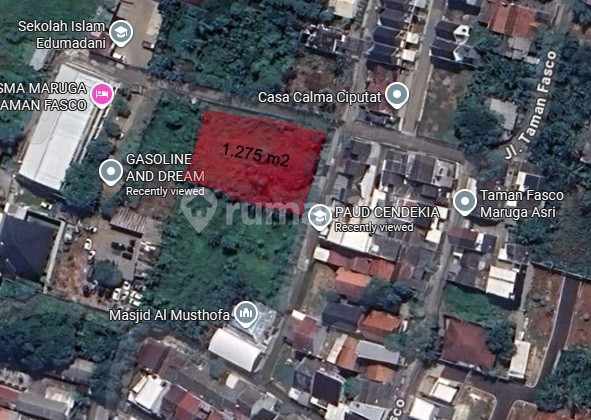 Land Suitable for Padel Business, Boarding House, Workshop in Pamulang, Tangsel