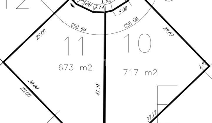 Kavling Gandeng di Terrace Golf Bsd City