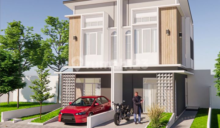 Rumah 2 Lantai Nuansa Pedesaan di Kota Bekasi Rumah 2 Lantai Nuansa Pedesaan di Kota Bekasi