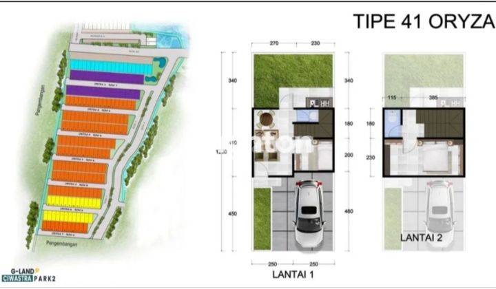 RUMAH BARU CIWASTRA PARK 2 ORYZA 60/41 2