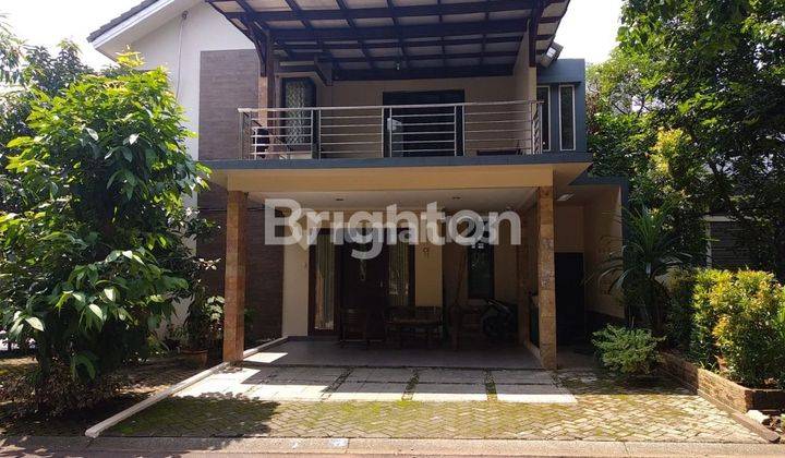 Rumah Cluster Hoek 2lt siap Huni + Balkon, semi furnish, Di kawasan BSD Nusaloka 1