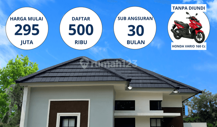 dijual rumah kpr murah di parung ciseeng cukup bayar 2jt all in 1
