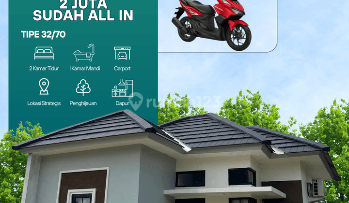 rumah dijual di parung ciseeng dp 0% cicilan di mulai 1 jutaan 1