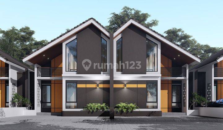 rumah modern model skandinavian sawangan 1