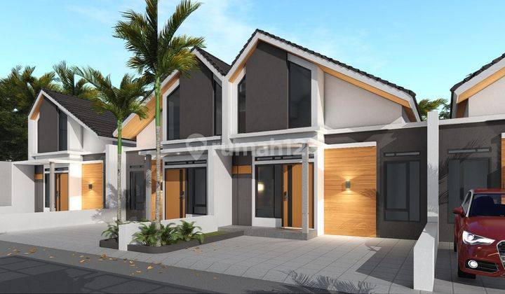 rumah modern model skandanavian dekat akses tol 2