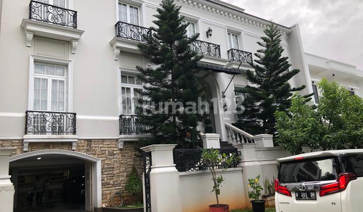 Dijual Rumah Mewah 400m2 Phg 3 Lantai Fully Furnished Cluster Sapphire Summarecon Serpong 1