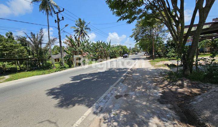 tanah rata di pinggir jalan besar di lamaru 2