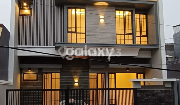Rumah minimalis 2 lt gress kontemporer daerah Wisma Permai dekat galaxy mall di surabaya timur 2