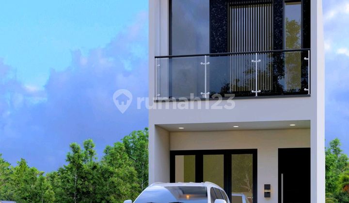 Rumah Modern Minimalis Dalam Komplek Greenville Jakarta Barat