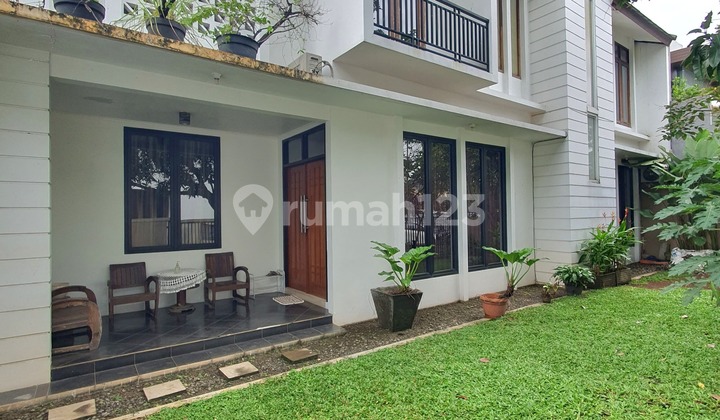 FOR SALE QUICK !! SELF-BUILT MODERN HOUSE ON A PLOT, INSIDE PREMIUM CLUSTER BINTARO JAYA SECTOR 9