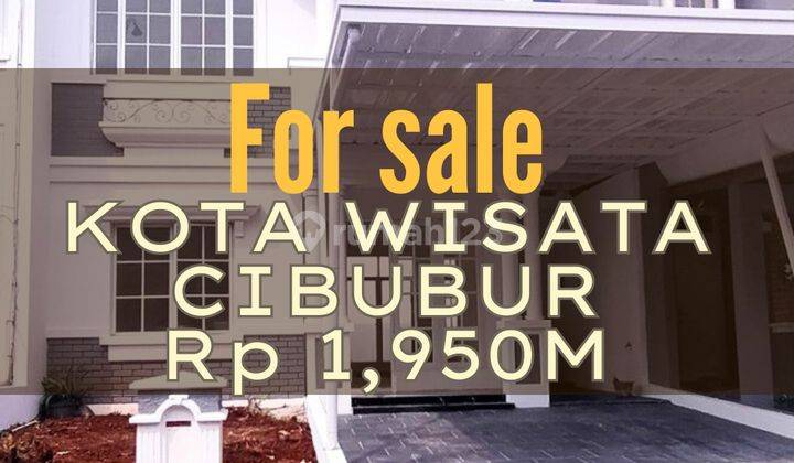 Dijual Rumah Baru Di Kota Wisata Cibubur Cluster Depan  2