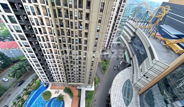 For Rent: 2 Bedroom Apartment at Trans Park @ Cibubur, Monthly, Fully Furnished, Move-in Ready. Aurora Tower, Swimming Pool View. Strategic Location. Rented: 2 Bedroom Apartment, Well Furnished.