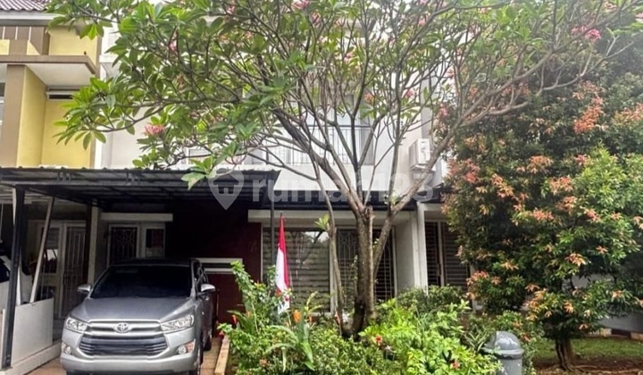 Dijual Rumah Cluster Baru 2lt, Lt.105 3+1kt , Siap Huni, Bebas Banjir. Lokasi Strategis di Raffles Hills Cibubur, Semi Furnished, Ac , Waterheater Rumah Bagus SHM