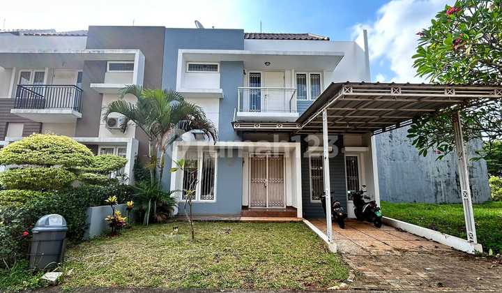 For Rent 3BR House Fully Furnished, Newest Cluster, Renovated, New House, SHM, Strategic Location, Flood-Free, in Raffles Hills Cibubur.