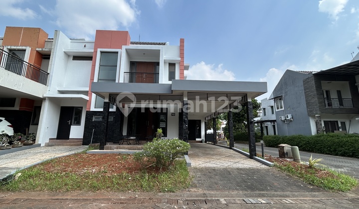 Disewakan Rumah 3kt Cluster Baru, Posisi Hook, Sudah Renovasi, Shm, Ac, Kitchen Set, Lokasi Strategis Di Raffles Hills Cibubur Rumah Bagus SHM 2