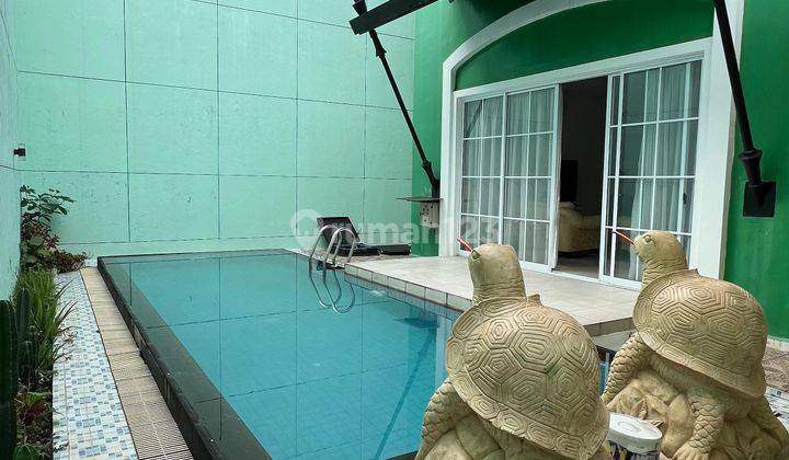 Rumah Mewah Private Pool Furnished di Cluster De Maja De Park BSD 2