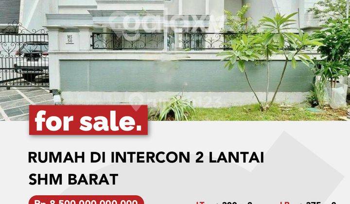 Rumah Intercon siap huni Kebon Jeruk Jakarta Barat  1