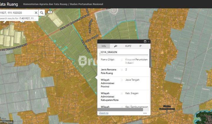 TANAH ZONA MERAH UNTUK PABRIK DI SRAGEN JAWA TENGAH 2