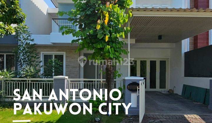 dijual rumah baru full renov siap huni san antonio pakuwon city 1