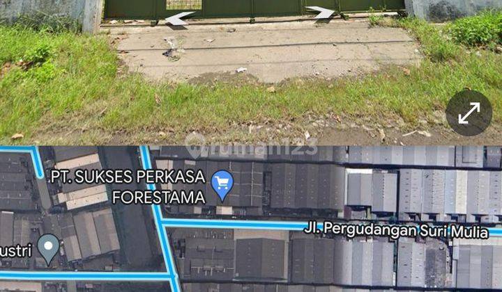 dijual gudang pabrik suri mulia EE15 1100 m² 1