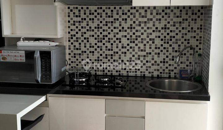dapur apartment cantik semi furnished siap