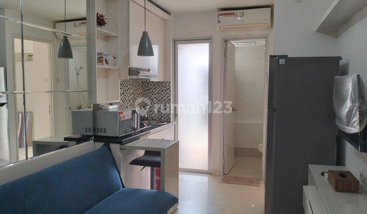 dapur apartment cantik semi furnished siap