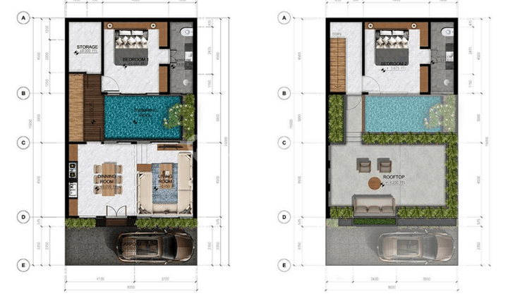 Villa SHM 2 Kamar Tidur Minimalist di Canggu 2