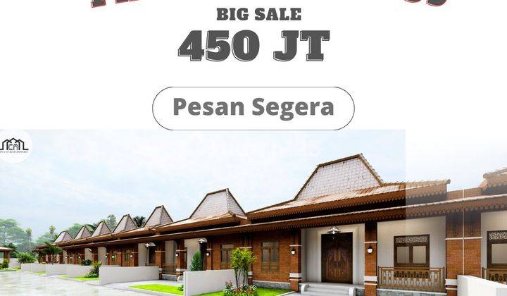 Sale 99, Rumah Joglo Murah 400 Jt An Di Prambanan, SHM Pbg. 1