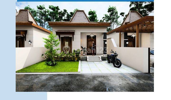 Rumah Nyaman Harga Murah 299 Juta Desain Klasik Joglo Modern 1