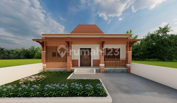 Dijual Rumah Siap bangun Etnic Joglo HOOK Taman, di Prambanan.