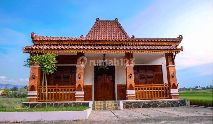 Promo 1.1 Rumah Jogja Dijual Persis Vila Model Joglo, SHM Pbg Komplit. 1