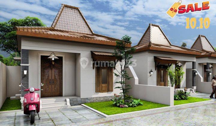 Rumah Siap Bangun Bisa Custom Layout, Desain Joglo 200Jt An di Prambanan 1