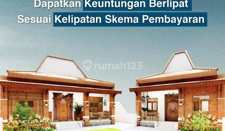 Khusus Promo 10.10 Rumah Cantik Model Joglo, SHM Imb di Jogja Timur  1