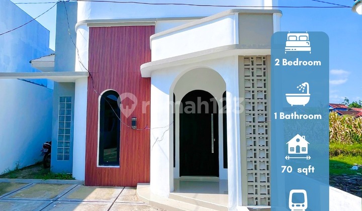 Dijual Rumah Murah Modern Ala Khas Industrial Tropis, 299 Juta!