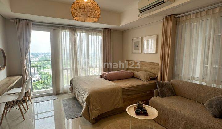 Apartemen Studio Full Furnished The Breeze Bintaro Tangerang Selatan Dekat Stasiun Pondok Ranji Nego Tipis 1