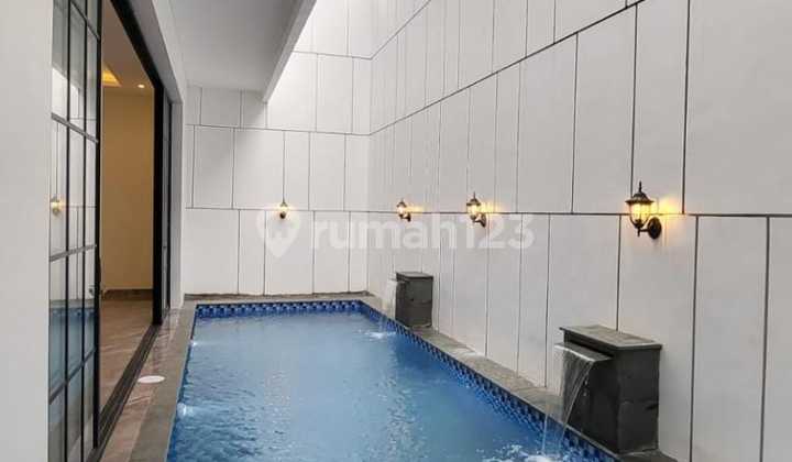 Rumah Mewah Brand New Ada Kolam Renang - Swimming Pool Dalam Perumahan Bintaro Sektor 9 Tangerang Selatan SHM Nego Lokasi Strategis 2
