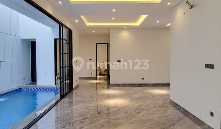 Luxury Brand New House with Swimming Pool - Swimming Pool Inside Bintaro Sector 9 Housing, South Tangerang, SHM Negotiable, Strategic Location