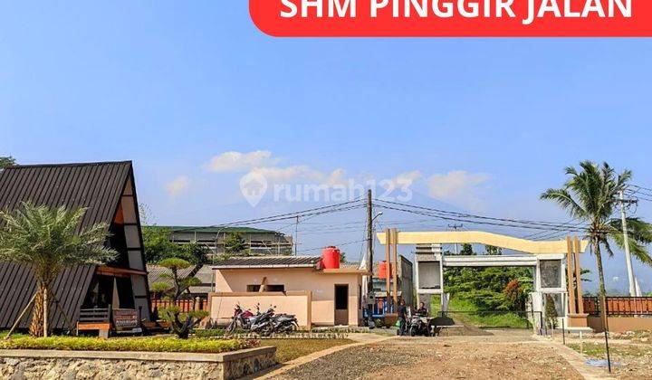 Dijual Tanah Villa SHM 2 Jutaan Permeter Pinggir Jalan Dekat Exit Tol 1