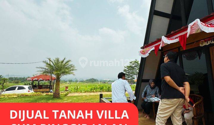 Tanah Villa SHM Dijual 2 Jutaan Permeter Pinggir Jalan Dekat Exit Tol 1