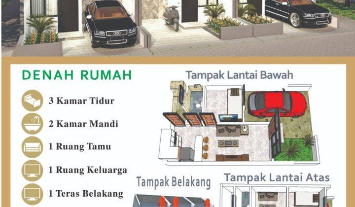 Rumah Baru Cluster 2 Lantai Shm Tanpa Dp 2