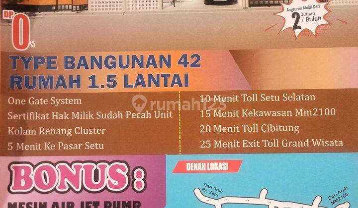 Rumah 1,5 Lantai 3 Juta All In 1