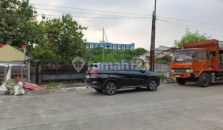 Disewakan Lahan Lokasi Bagus Kec Cakung Pinggir jalan Banjir Kanal Timur (BKT) Jakarta Timur, Dekat Harapan Indah Bekasi
