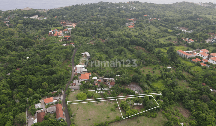 1000m2 Amazing Land With Ocean View Near Nunggalan Beach Uluwatu 1