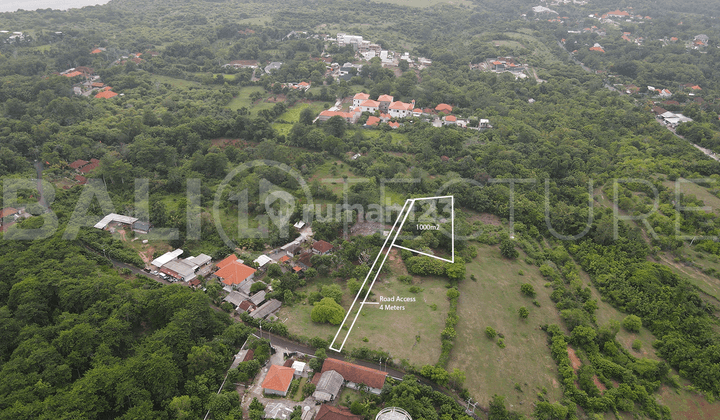 1000m2 Stunning Land With Ocean View Near Nunggalan Beach Uluwatu 2