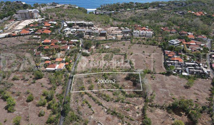 Premium 2000m2 Plot Of Land With Ocean View In Ungasan 2