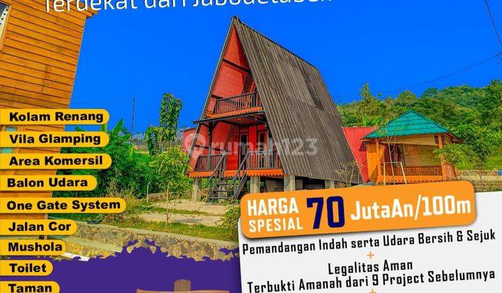 TanahMutah Bogor Puncak2, 100 m² hanya 70jutaan 1