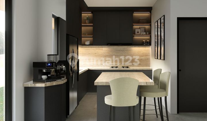 Rumah Hoek Bangunan Mandiri 2 Lantai di BSD Kencana Loka Tangerang 2