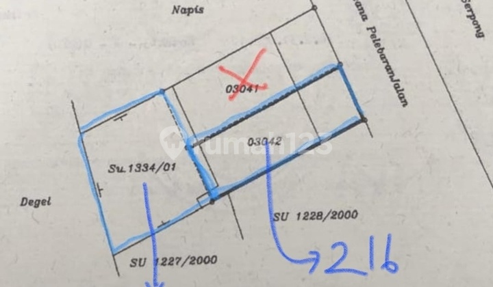 Dijual Bangunan Komersil Serpong Raya Hitung Tanah Hanya 15Jtaan/Mtr
