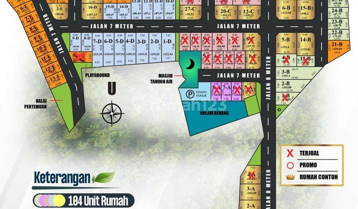 Rumah Cluster Di Jalan Mulawarman Timur 3 Menit Ke Undip Shm 2