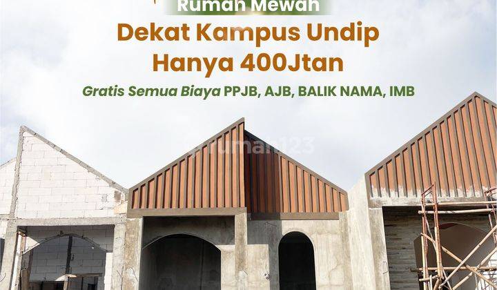 Rumah Cluster Di Jalan Mulawarman Timur 3 Menit Ke Undip Shm 1